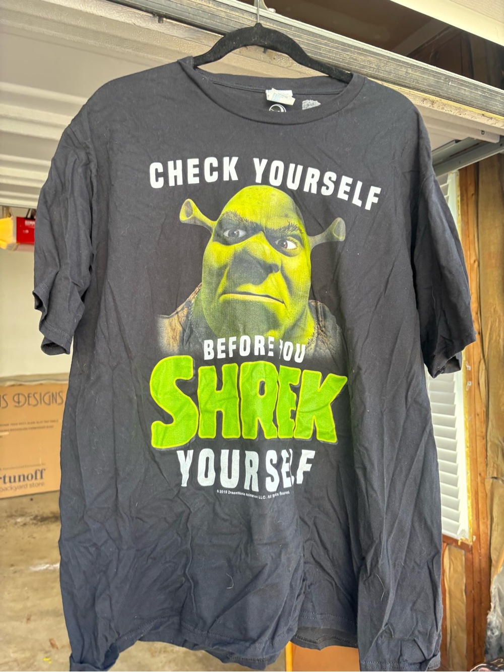 Shrek yourself funny T shirt (Dreamworks)